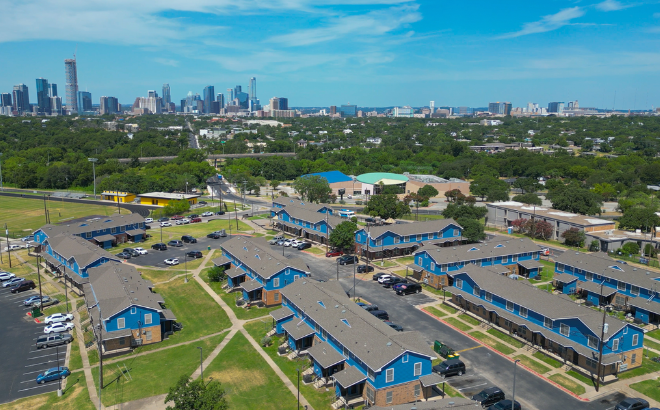 Austin Housing Authority Booker T. Washington Property Aerial